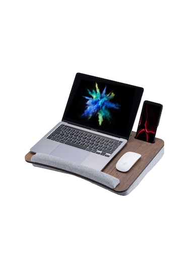 Vigo Wood - Minderli Laptop Sehpası 13" Ve 15.6"