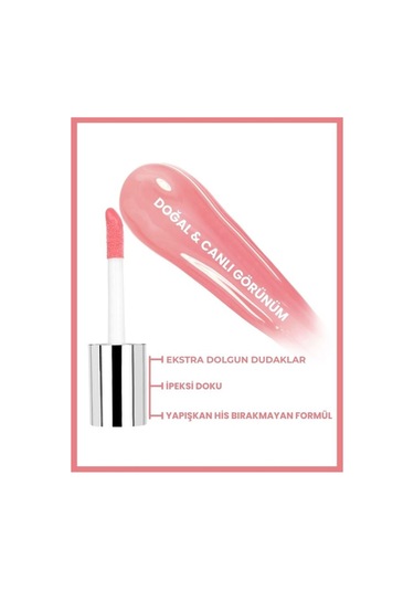 Barry M That's Swell Peptide Plumping Lip Oil Dolgunlaştırıcı Dudak Ruju Lip Gloss Rose Radiance Sedefli Pembe