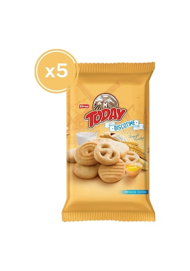 Biscotime Tereyağlı Kurabiye 250 Gr. (5 Adet)