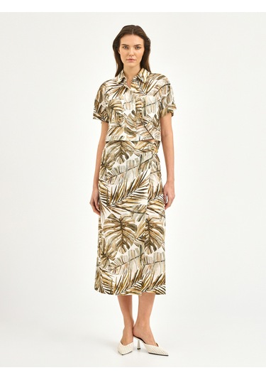 Karaca Kadın Regular Fıt Gömlek-ekru 12.25s.04.112 Ekru