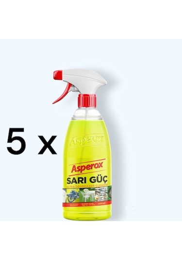 Asperox Sarı Güç Çok Amaçlı Ultra Yağ Çözücü 5 x 1 L