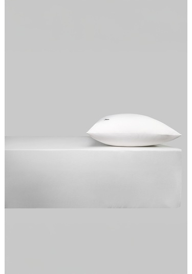 Sarev New Slow City Beyaz %100 Pamuk Tek Kişilik Lastikli Çarşaf Seti Beyaz