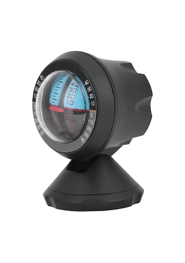 Moveevo Araç Eğim Ölçer - Yüksek Hassasiyetli Yol Durumu Tespit Cihazı, Abs Malzeme, Siyah, İç Dekor Ve Sürüş Güvenliği İçin