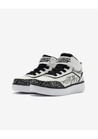 Skechers Sport Court 92 - Color-blitz Büyük Erkek Çocuk Beyaz Sneakers 403500l Wbk Beyaz