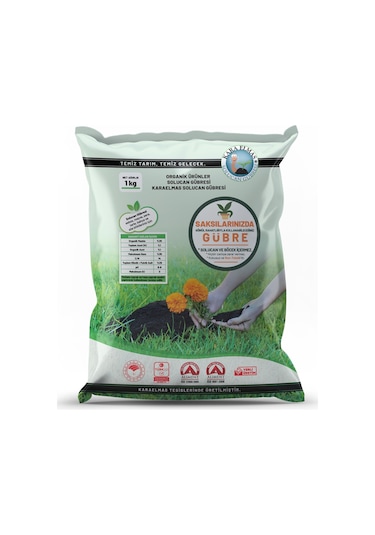 Kara Elmas Solucan Gübresi - 1 KG