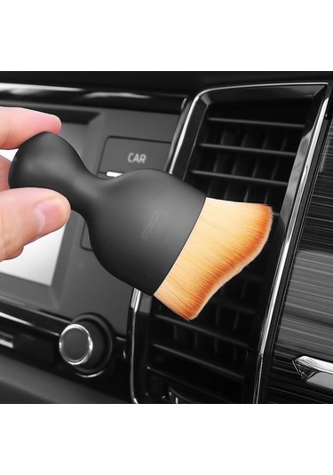 Araba İç Temizleme Yumuşak Fırça Koruma Kaplı Pano Hava Çıkış Boşluğu Toz Giderme Ev Ofis Detaylandırma Temiz Araçları