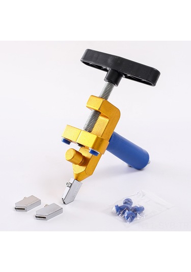 Symbee Gümüş Renkli Entegre El Tipi Cam Ve Tuğla Kesici, Çok İşlevli Seramik Kesim Aleti, Kaliteli Dayanıklı Malzeme