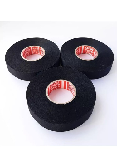 Tesa Tesa 51036 Elektrik Bandı 3 Adet 25 Metre 19mm Pet Kumaş 179658176