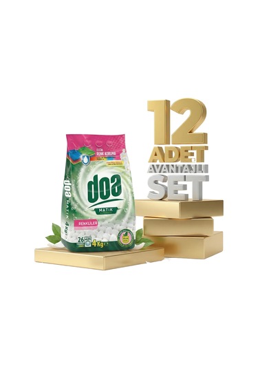 Doa Matik Deterjan Renkliler 12x4 Kg