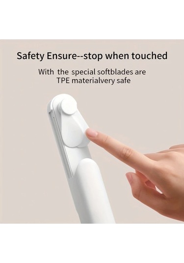 Xuweiwei Yeni Yaz Taşınabilir Koyu Mavi El Feneri Katlanabilir Kolay Taşıma Düşük Gürültü Güçlü Rüzgarlı Mini Fener