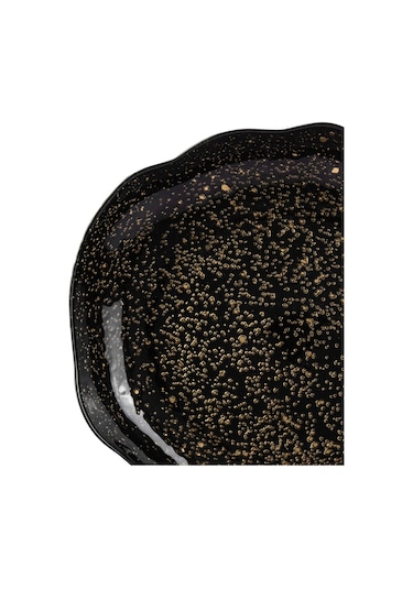 Karaca Lovizna Dekoratif Tabak 38 CM Siyah