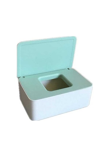 Pazly Çok Amaçlı Maske & Islak Mendil Kutusu - A597 Beyaz, Kullanışlı & Dayanıklı Saklama Çantası Beyaz