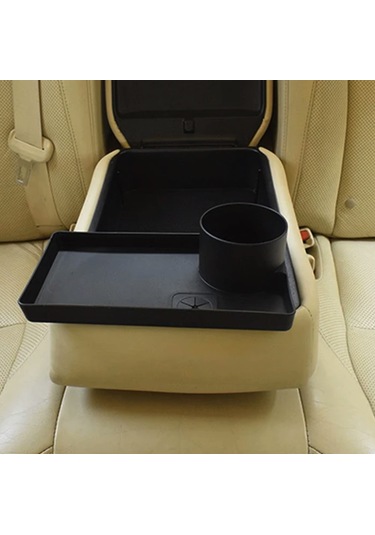 Araç Bardaklık Konson Organizeri Konsol Telefon Tutucu Kablo Çıkışlı Araç Organizeri Tüm Araçlar İçin