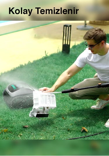 Wybot C1 Max Havuz Temizleme Robotu 200 M2 Havuz Taban Ve Duvar Temizliği