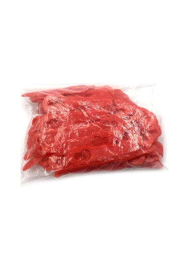 Gajeena Stıhl Fsa 45 Çim Biçme Makinesi Yerine Geçici Plastik Bıçaklar - Turuncu Kalebik Şekli L8 - 120 Adet Paket