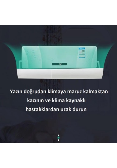 Venaliastore Klima Hava Yönlendirici Aparat Ayarlanabilir