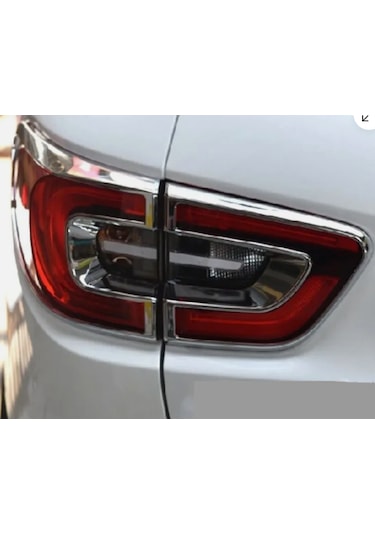 Renault Kadjar 2015+ Arka Stop Çerçevesi Abs Krom 4 Prç Set
