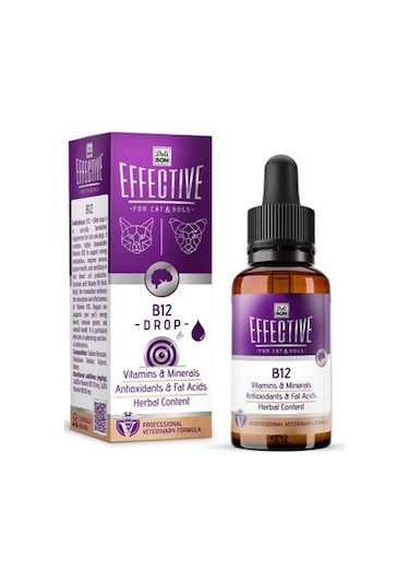 Effective Kedi Ve Köpek Takviye Ürünleri B12 50 Ml