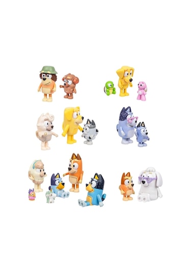 Bluey 19116 Bluey Ultimate Aile Ve Arkadaş 18li Figür Set