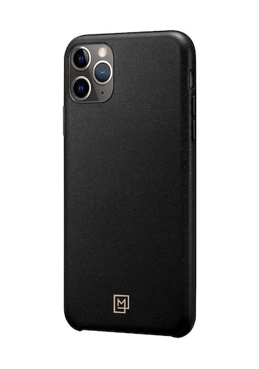 SpigeniPhone 11 Pro İle Uyumlu Kılıf La Manon Câlin Premium Deri Tasarım Chic Black