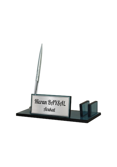 Sentez Kristal Masa İsimlik İş Yeri Açılışana Özel Hediye İsimlik