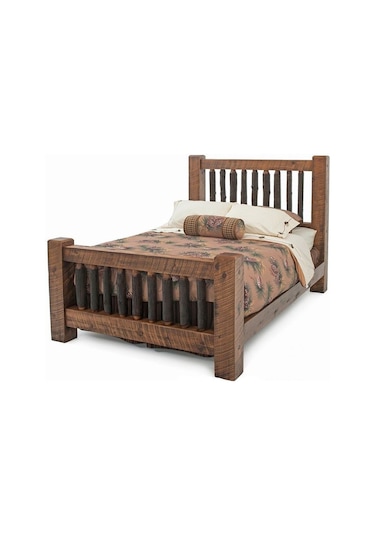 Masifart_Mobilya Masifart Rubra Ahşap Karyola Klasik Çift Kişilik Ahşap Yatak Başl