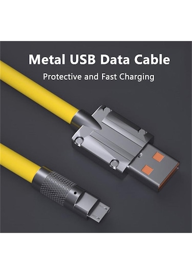 120 W 6A Süper Hızlı Şarj Tipi C Sıvı Silikon Kablo Hızlı Şarj Usb Huawei Mate 50 İçin Usb Kabloları İos Uyumlu 14 Kablo 56373382