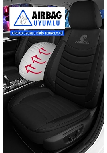 Mitsubishi Challenger W 2.8 Td 140 Hp 1999 Panther Serisi Uyumlu Keten Oto Koltuk Kılıfı Siyah