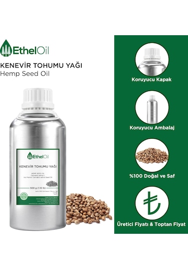 Etheloil Kenevir Tohumu Sabit Yağı 500 G
