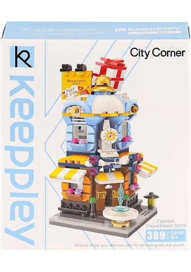 Kp0105 Keeppley City Corner Department Store Blok Seti 389 Parça