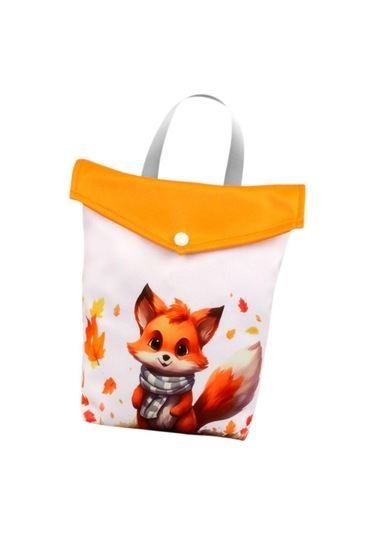 Dolıty Bebek Bezi Çantası Taşınabilir Seyahat Tilki-25x30cm 0 Numara Çok Renkli