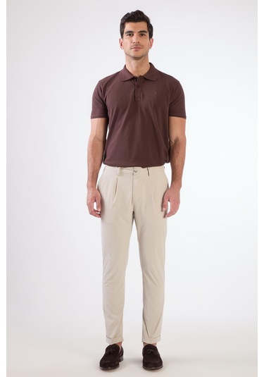 Dufy Pileli Jogger Pantolon Taş