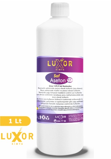 Luxor Kimya Saf Aseton 1 L