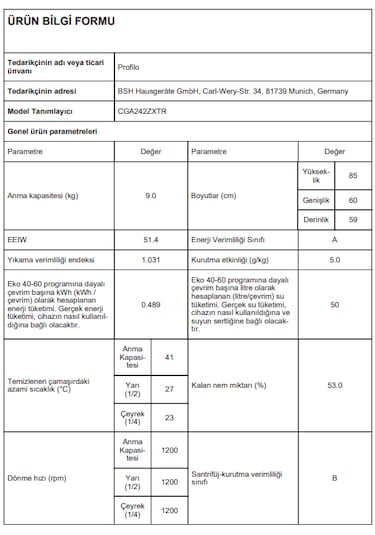 Profilo DVK6J360 Duvar Tipi Davlumbaz 60 CM