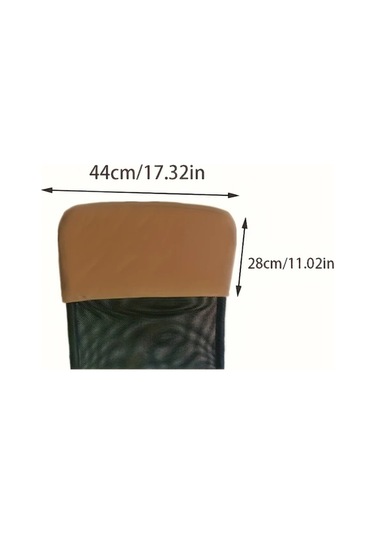 Chuangyinshop 1 Adet Yüksek Esnek Ofis Sandalye Kılıfı - Deep Brown Renk, Toz Geçirmez Koyu Kahverengi
