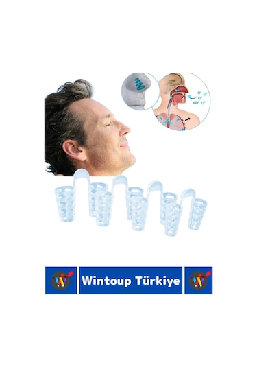 Özel Üretim Horlama Azaltıcı Rahat Nefes Alıp Verme Uyku Horlama Önleyici Burun Delik Aparatı 4 Adet
