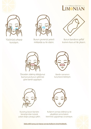 Mjcare Nose Pack - Siyah Nokta ve Gözenek İçin Temizleyici Burun Bandı 5'li