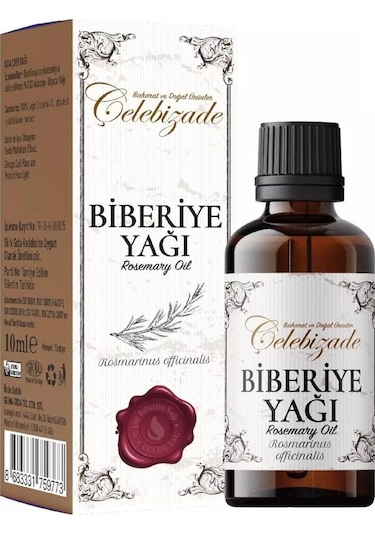 Çelebizade %100 Saf Biberiye Uçucu Yağı 10 ML