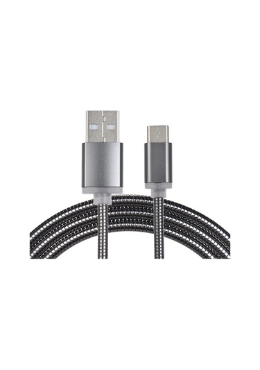 Xiyyadms Metal Tip Type-c Şarj Ve Veri Kablosu, Hızlı Şarj, Yüksek Verimli Transfer, Dayanıklı Metal Yapı, Xiaomi/samsung Uyumlu, 100cm Siyah/gümüş/altın