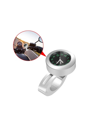 Motosiklet Gidonu Saat Dayanıklı Paslanmaz Çelik Tamir Gece