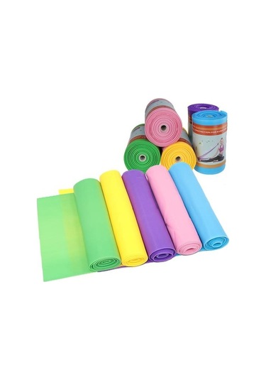 Mor 1 Rulo 1.8 M Yoga Gerginlik Kemer Esnek Yüksek Elastikiyet Kesilebilir Vücut Şekillendirici Kadın Yoga Egzersiz Egzersiz Askıları Spor Kullanımı Mor