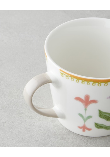 English Home Floral Garden New Bone China Kupa 450 Ml Renkli Çok Renkli