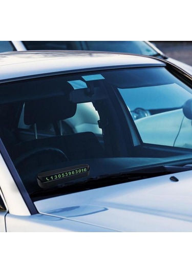 Pratik Fosforlu Telefon Numarası Yamzak İçin Araç İçi Oto Numarat