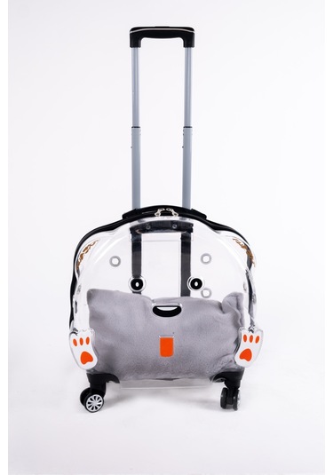 Nishev Tekerlekli Çekçekli Kedi Köpek Taşıma Valizi