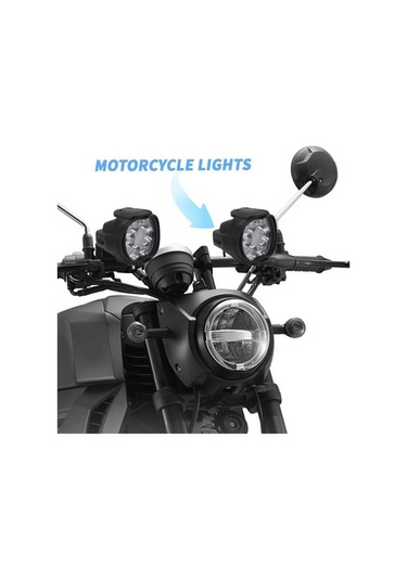 Novahub Spot Sis Motosiklet Led Lamba Işık Far Beyaz Altın Adet 6 İa Altın