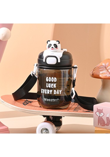 Jian Fan Öğretci Yaz Plastik Su Bardağısıyah Siyah