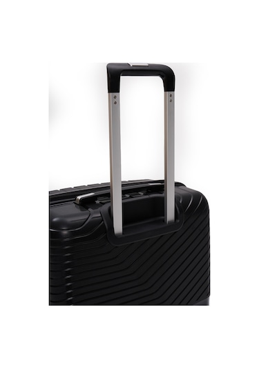 4 Lü Valiz Seti Elatae Exclusive Pro Polipropilen Kırılmaz Büyük - Orta - Kabin Boy Ve Makyaj Siyah 5239