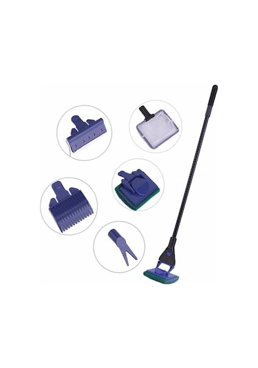 Akvaryum Temizleme Seti 5 Fonksiyonlu 55-60 cm