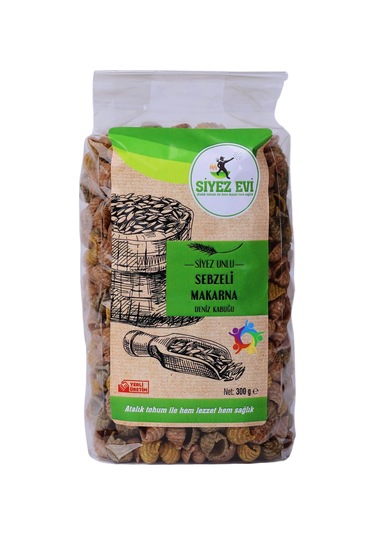 Siyez Evi Unlu Sebzeli Makarna Deniz Kabuğu 300 G