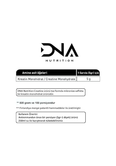 DNA Nutrition Creatine Monohydrate 500gr